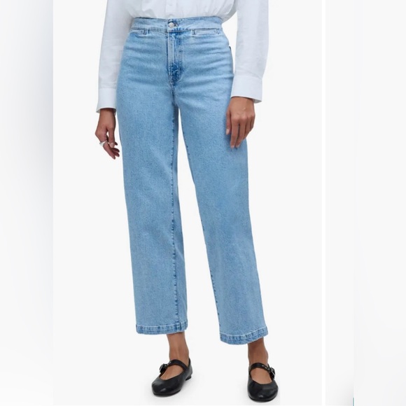 Madewell Denim - Madewell Light Blue Straight Leg Jeans
